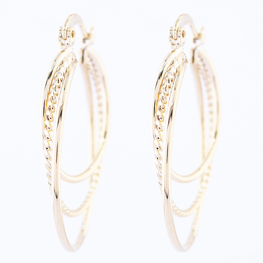 ARRACADA CHAPA GOLDEN CASTING