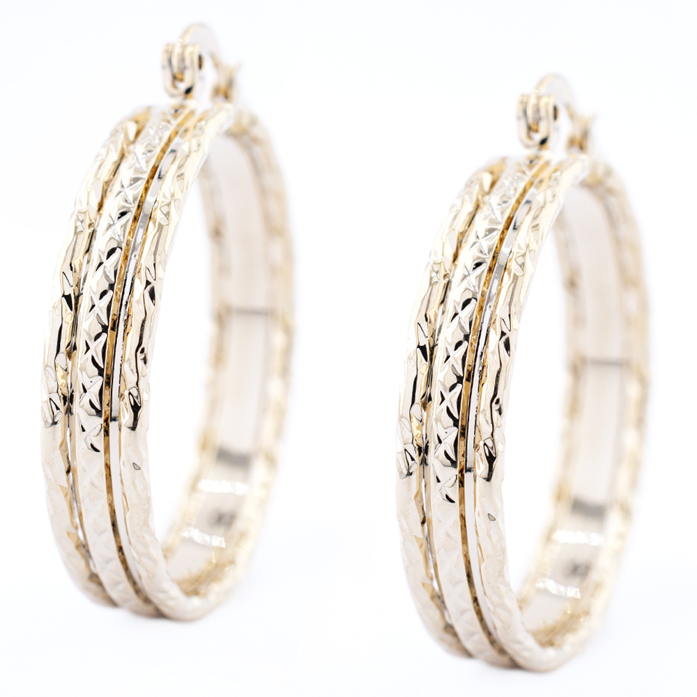 ARRACADA CHAPA GOLDEN CASTING