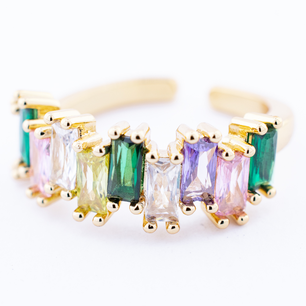 ANILLO  CHAPA GOLDEN RAINBOW