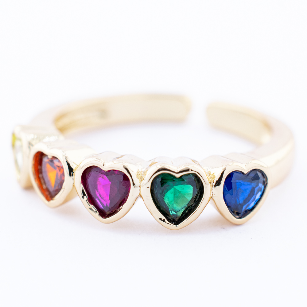ANILLO  CHAPA GOLDEN RAINBOW