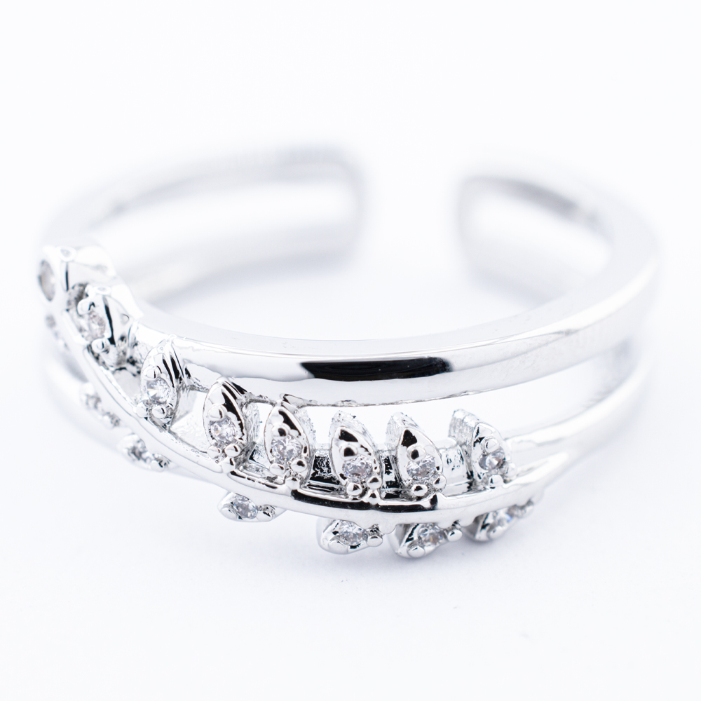 ANILLO  RODIO GOLDEN ROD