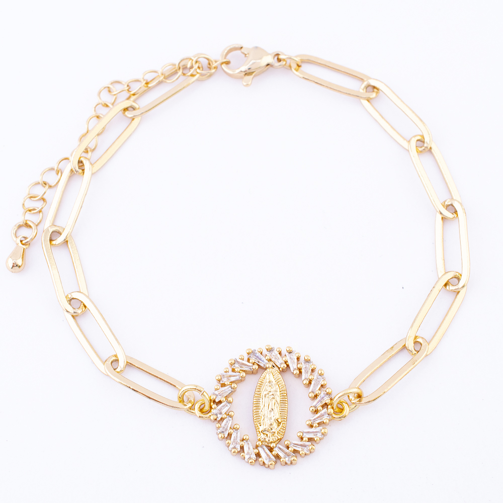 PULSERA CHAPA CRYSTIME