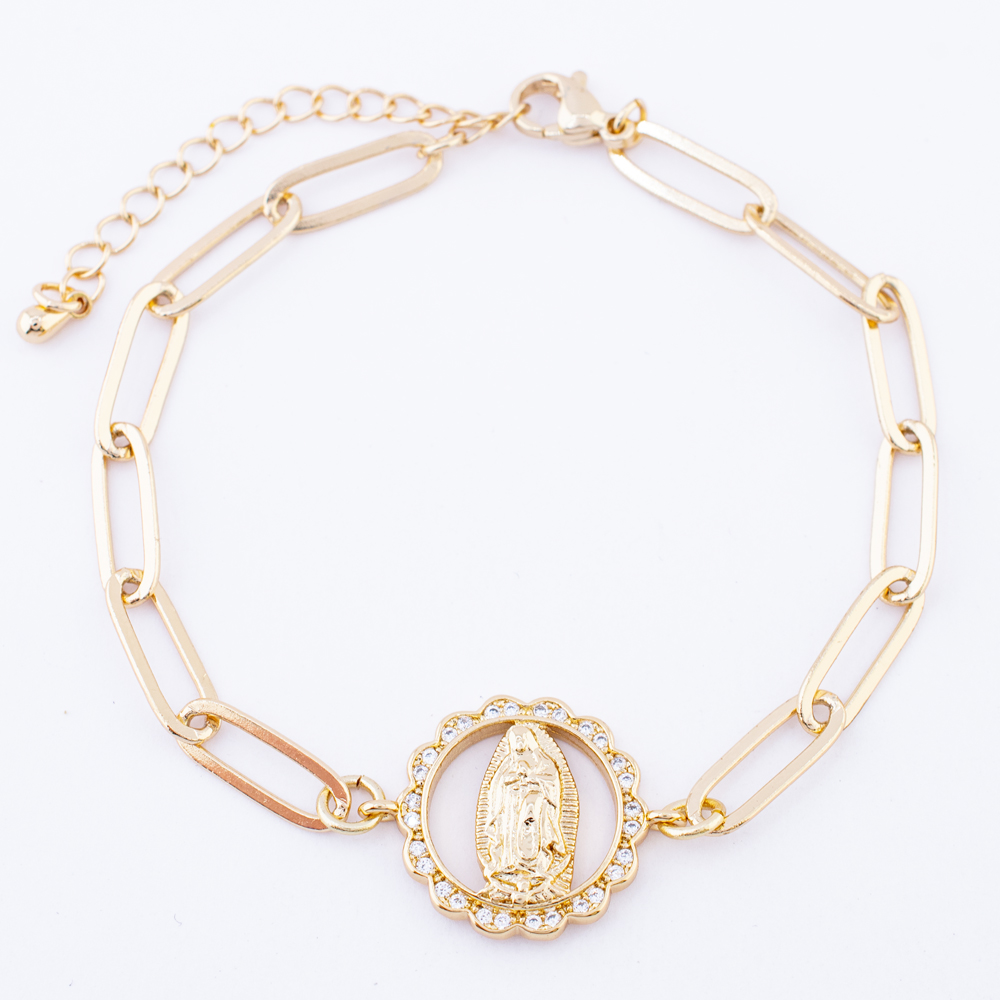 PULSERA CHAPA CRYSTIME
