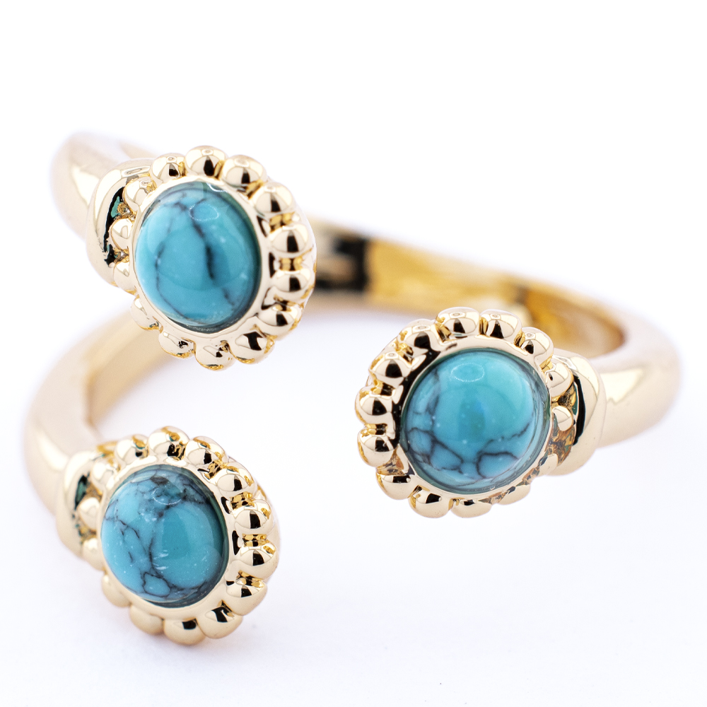 ANILLO  CHAPA GOLDEN STONE