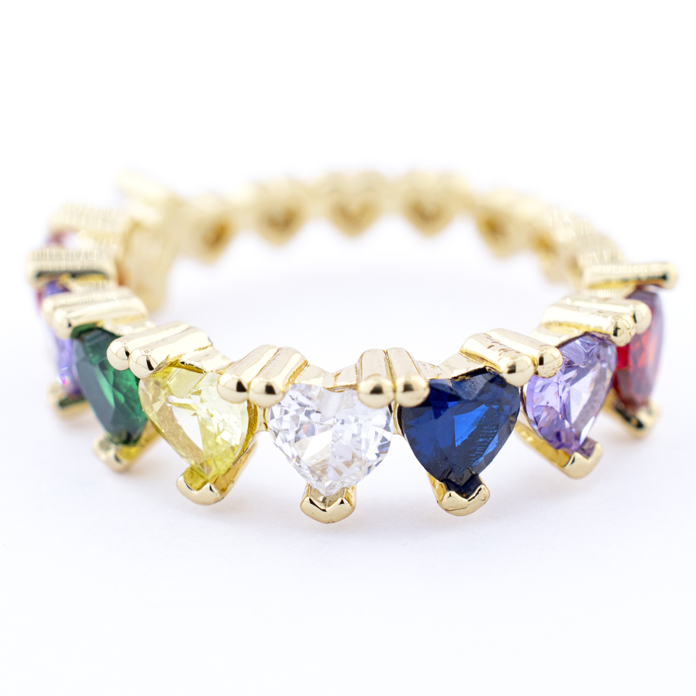 ANILLO  CHAPA GOLDEN RAINBOW