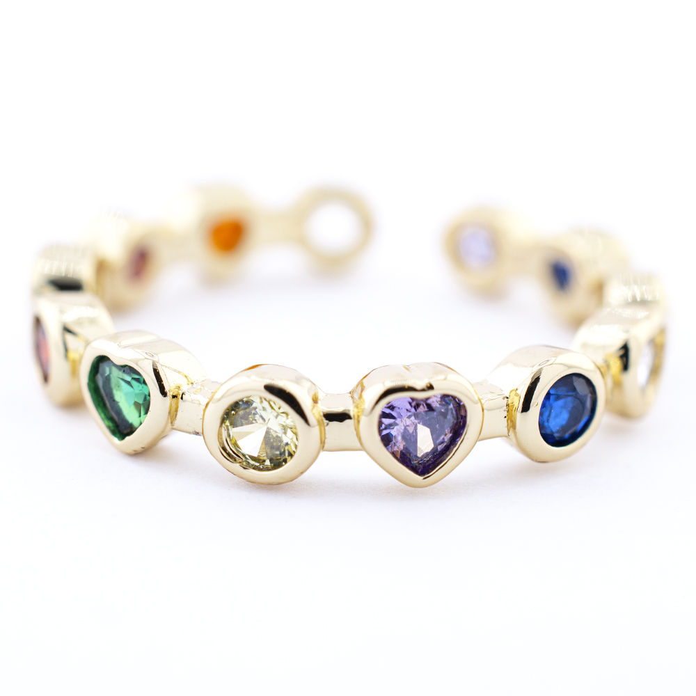 ANILLO  CHAPA GOLDEN RAINBOW