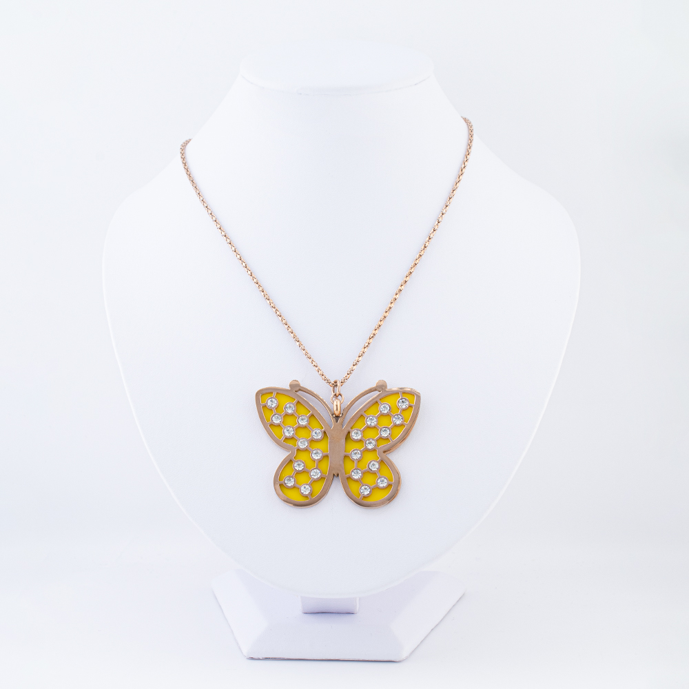 COLLAR ACERO INOXIDABLE GOLDEN STEEL