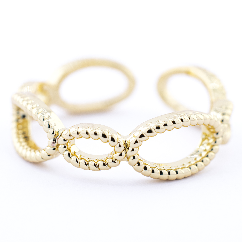 ANILLO  CHAPA GOLDEN CASTING