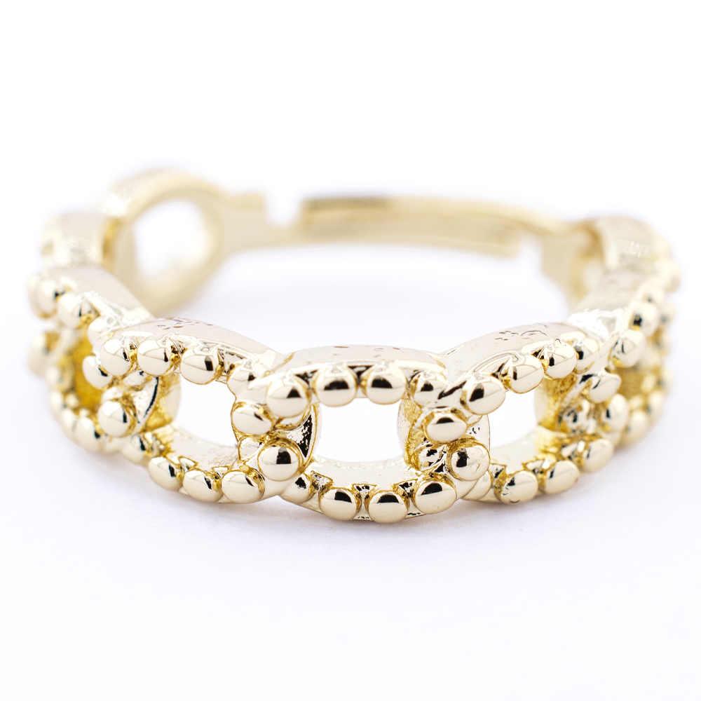 ANILLO  CHAPA GOLDEN CASTING