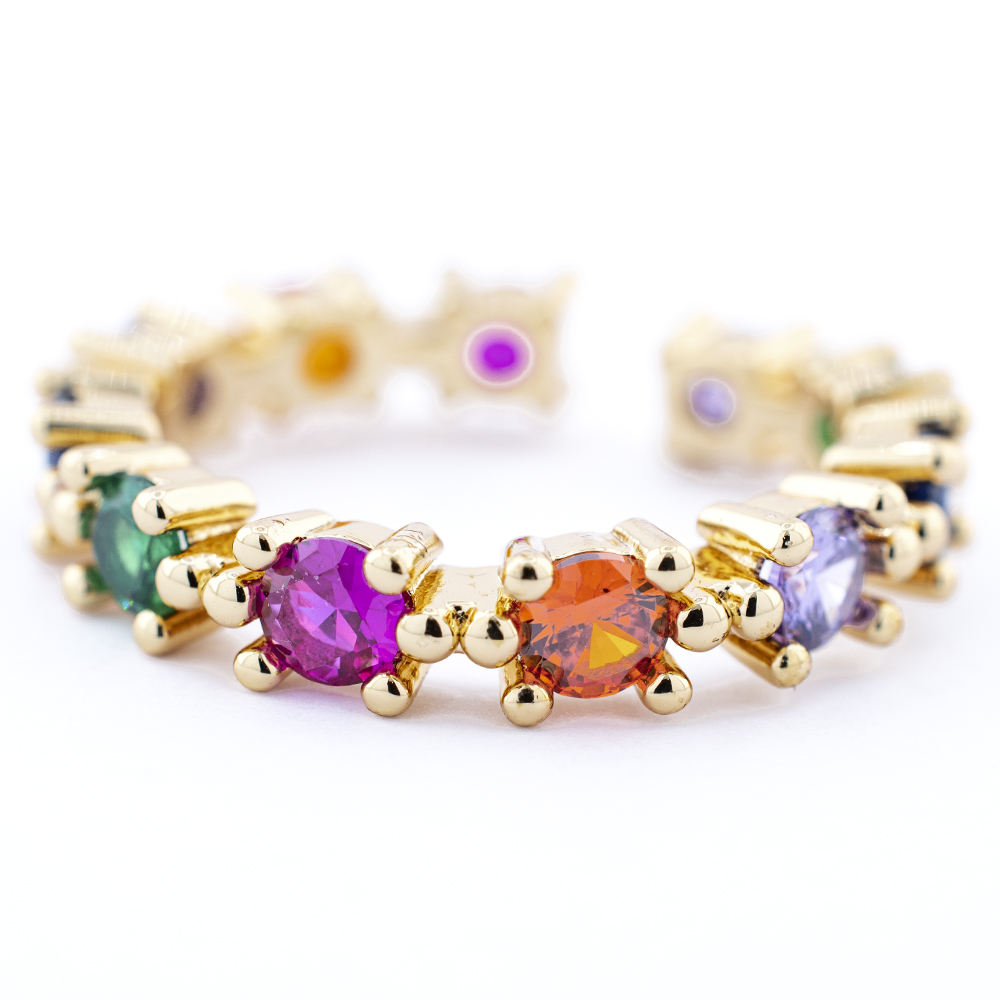ANILLO  CHAPA GOLDEN RAINBOW