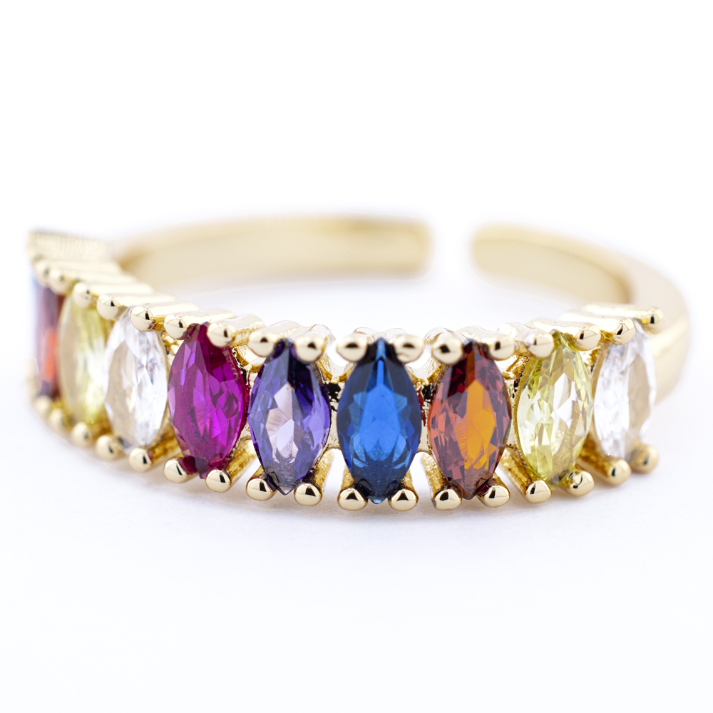 ANILLO  CHAPA GOLDEN RAINBOW