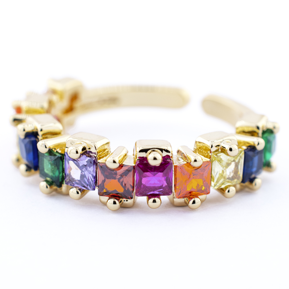 ANILLO  CHAPA GOLDEN RAINBOW