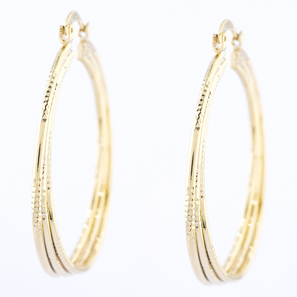 ARRACADA CHAPA GOLDEN CASTING