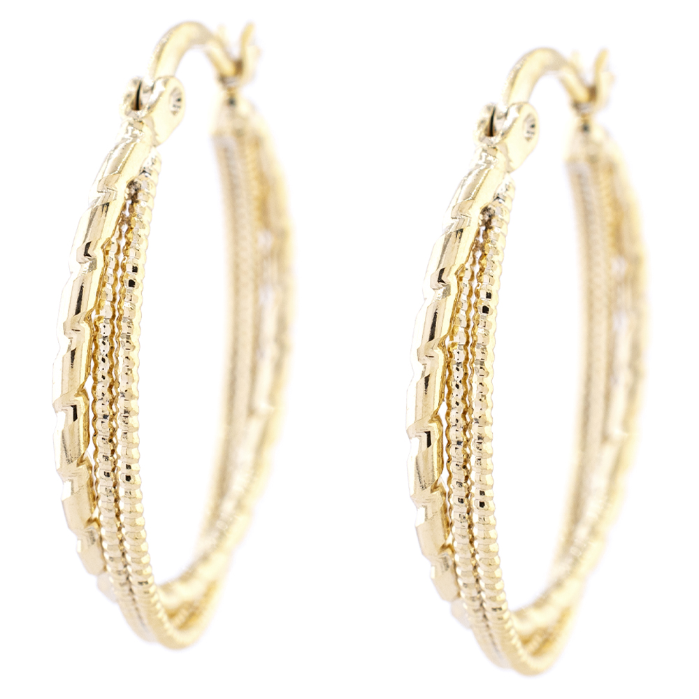 ARRACADA CHAPA GOLDEN CASTING