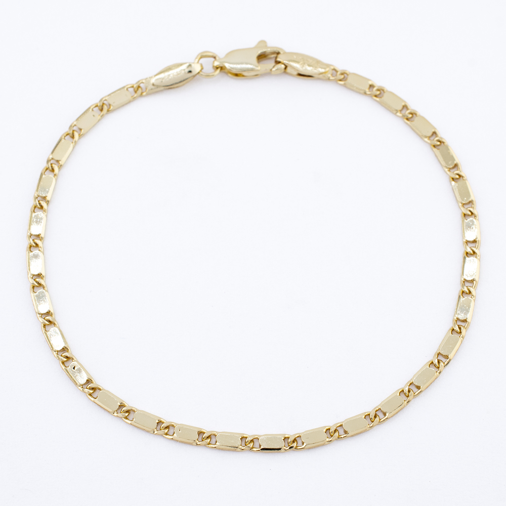 PULSERA CHAPA GOLDEN CASTING