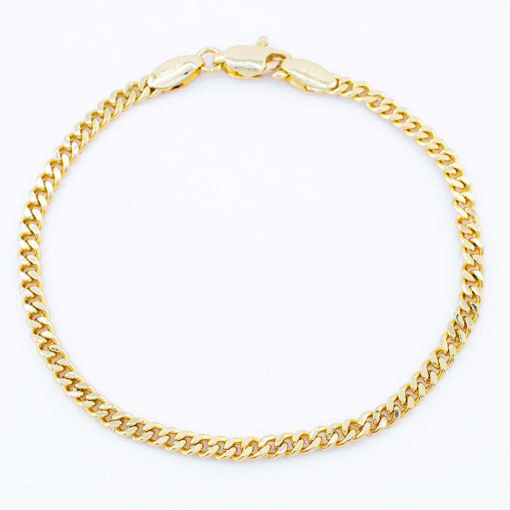 PULSERA CHAPA GOLDEN CASTING