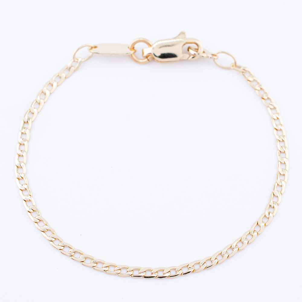 PULSERA CHAPA GOLDEN CASTING