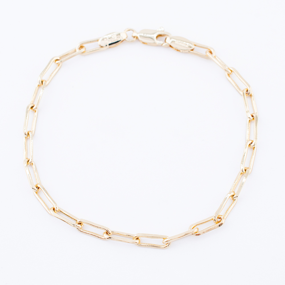 PULSERA CHAPA GOLDEN CASTING