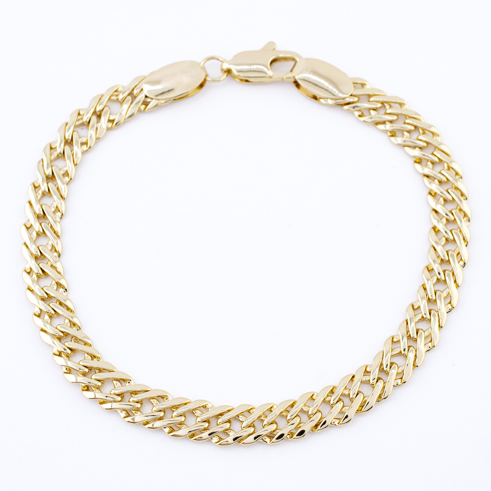 PULSERA CHAPA GOLDEN CASTING