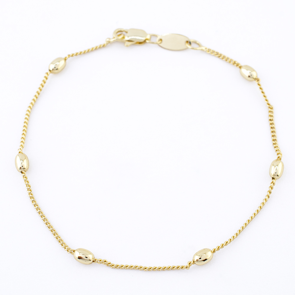 PULSERA CHAPA GOLDEN CASTING