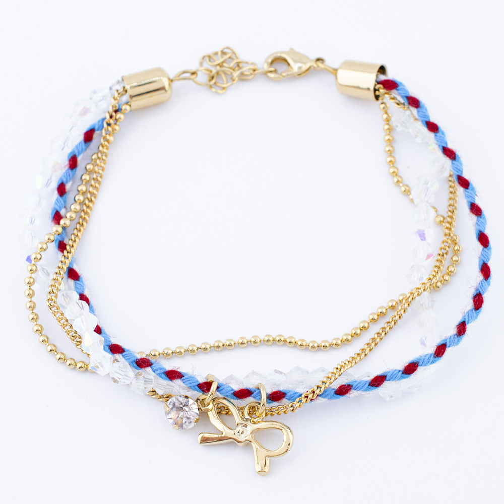 PULSERA CHAPA CRYSTIME