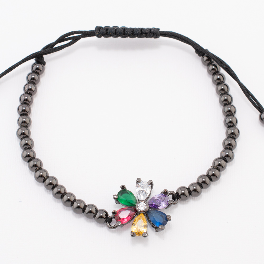 PULSERA RODIO SILVER RAINBOW