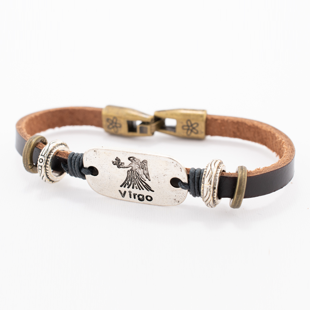 PULSERA MEN PIEL GOLDEN LEATHERS