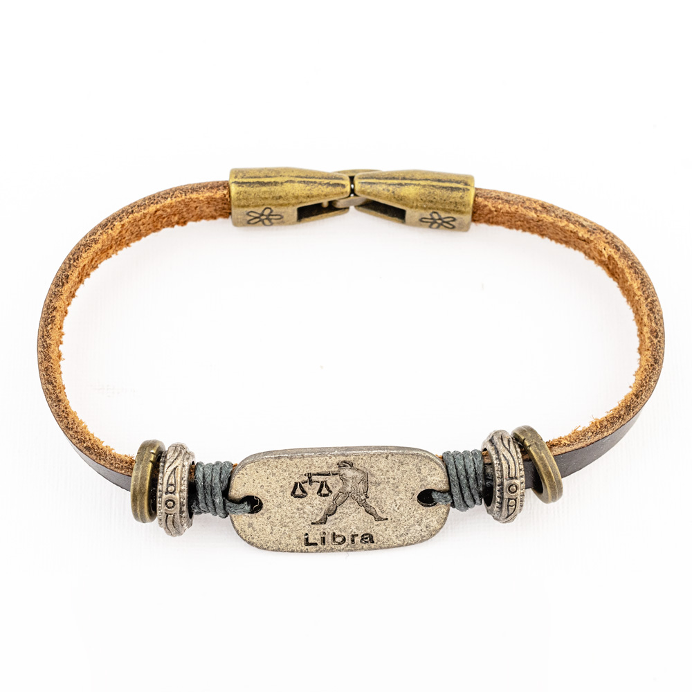 PULSERA MEN PIEL GOLDEN LEATHERS