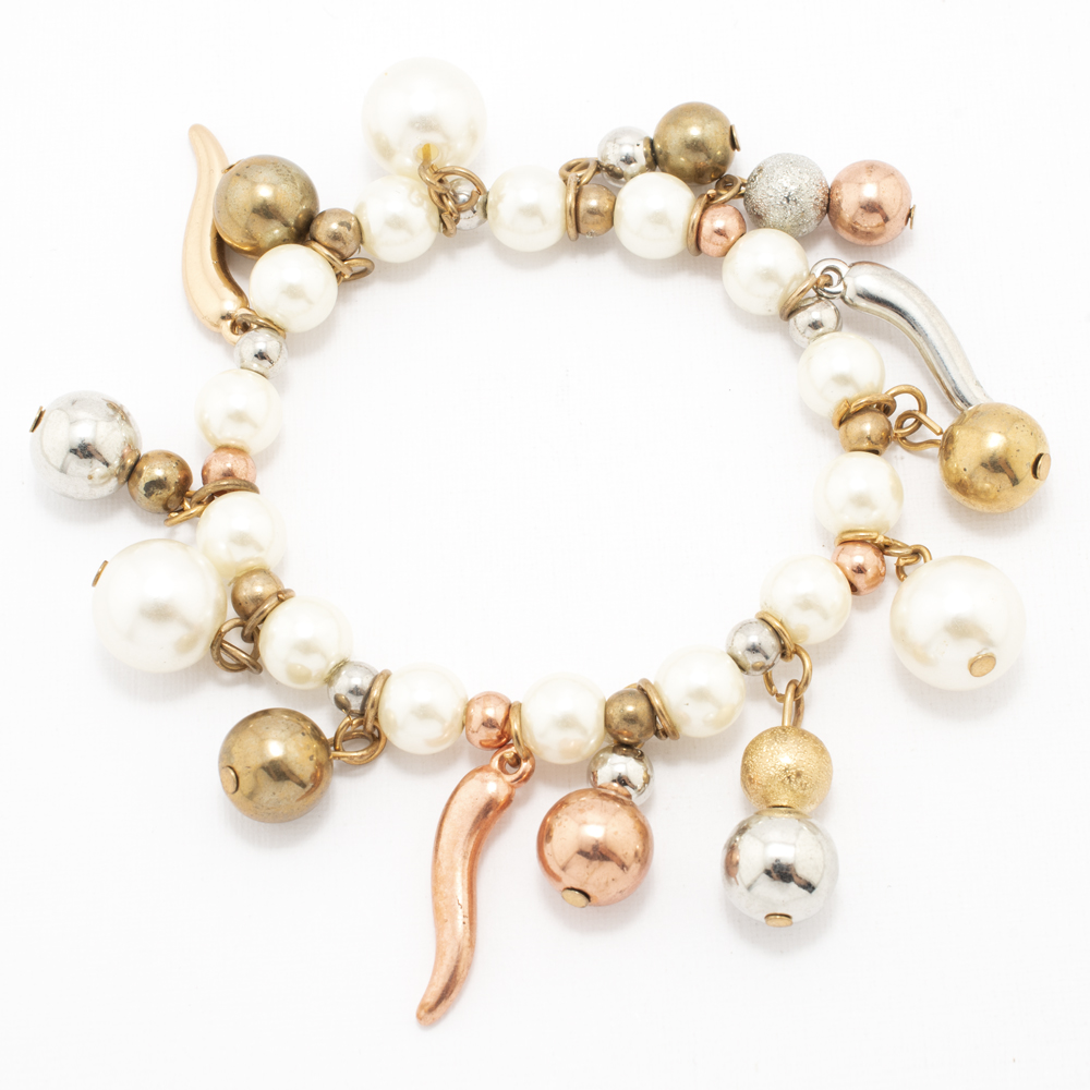 PULSERA CHAPA PEARLTIME