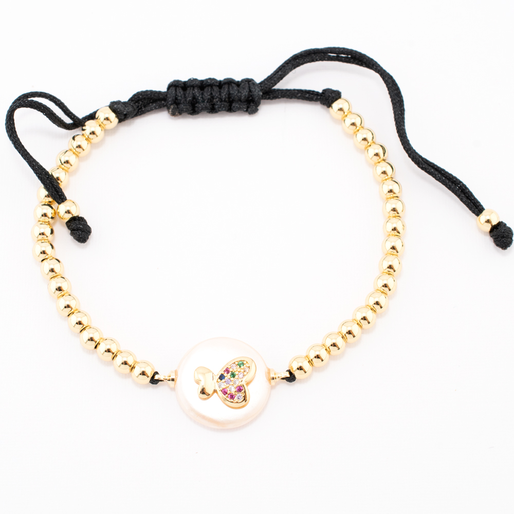 PULSERA CHAPA PEARLTIME