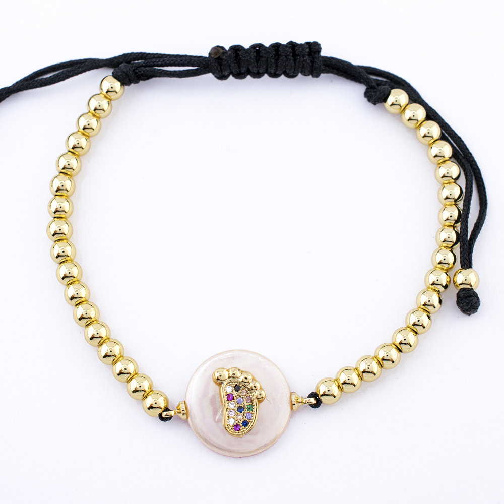 PULSERA CHAPA PEARLTIME