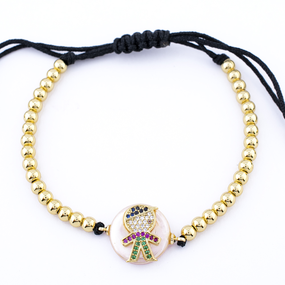 PULSERA CHAPA PEARLTIME