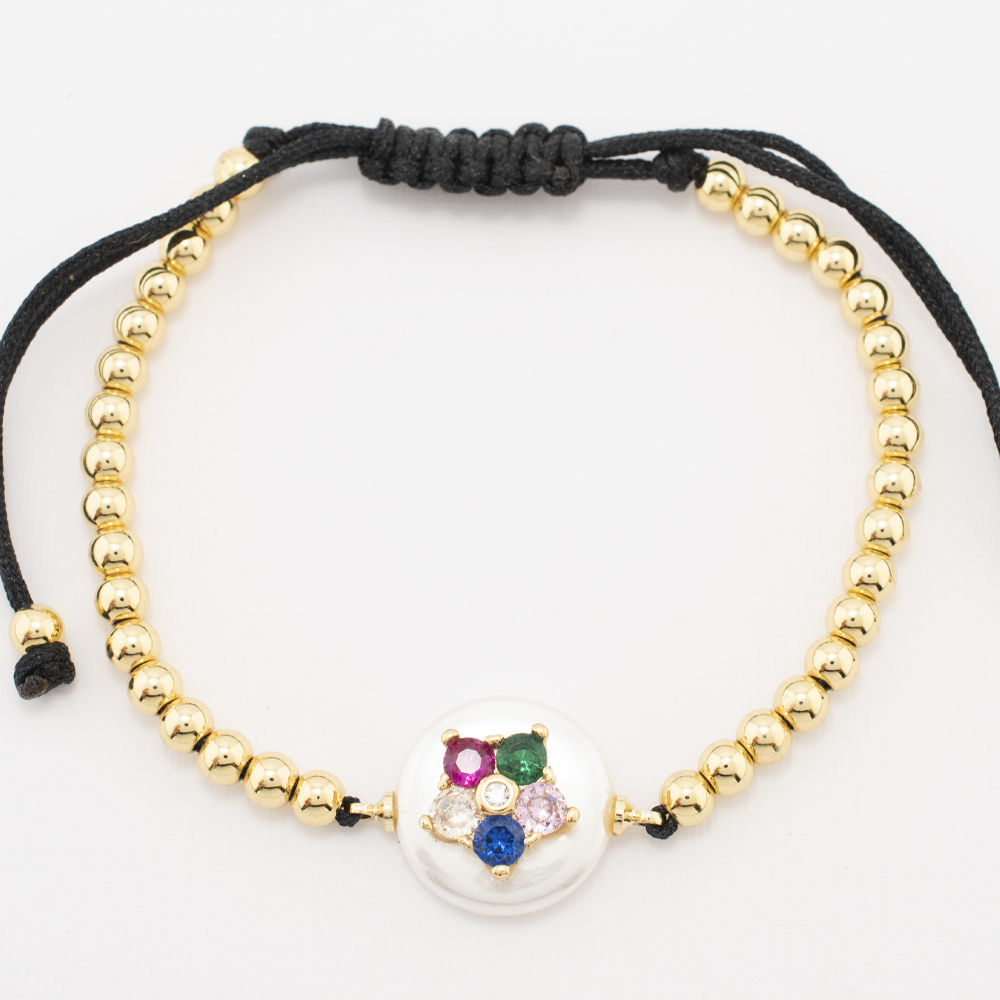 PULSERA CHAPA PEARLTIME