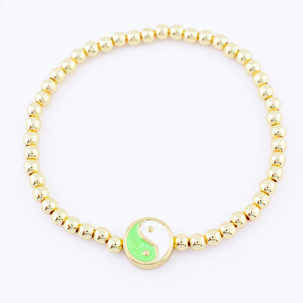PULSERA CHAPA GOLDEN COLORS