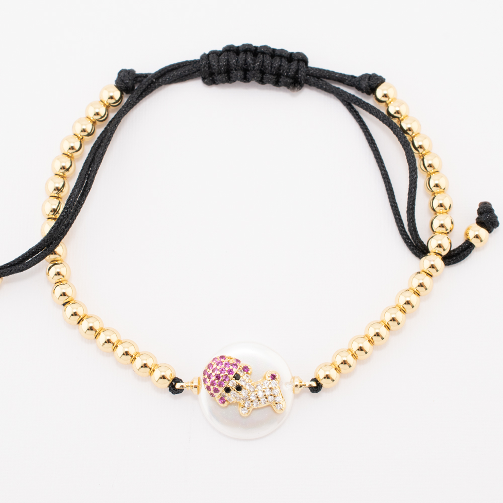PULSERA CHAPA PEARLTIME