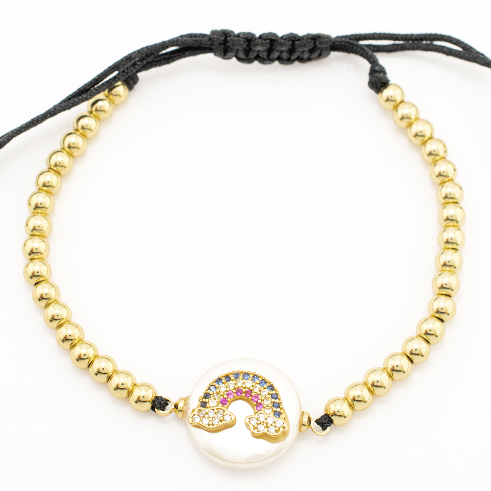 PULSERA CHAPA PEARLTIME