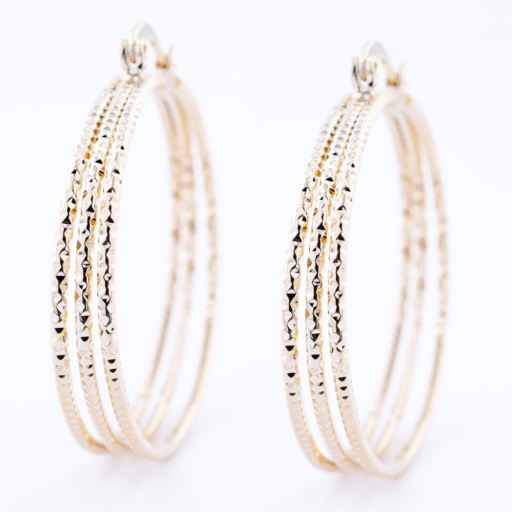 ARRACADA CHAPA GOLDEN CASTING