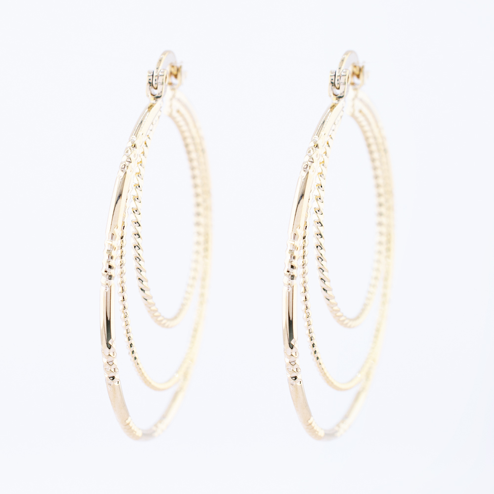 ARRACADA CHAPA GOLDEN CASTING
