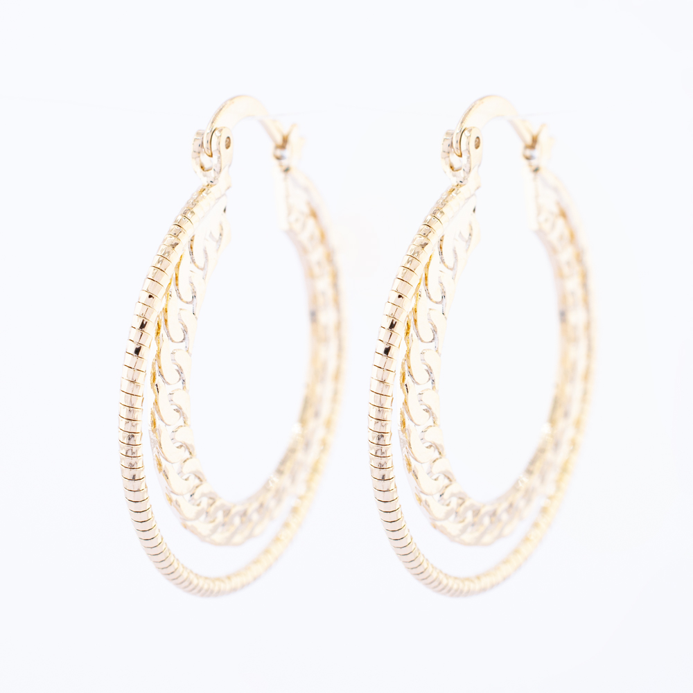 ARRACADA CHAPA GOLDEN CASTING