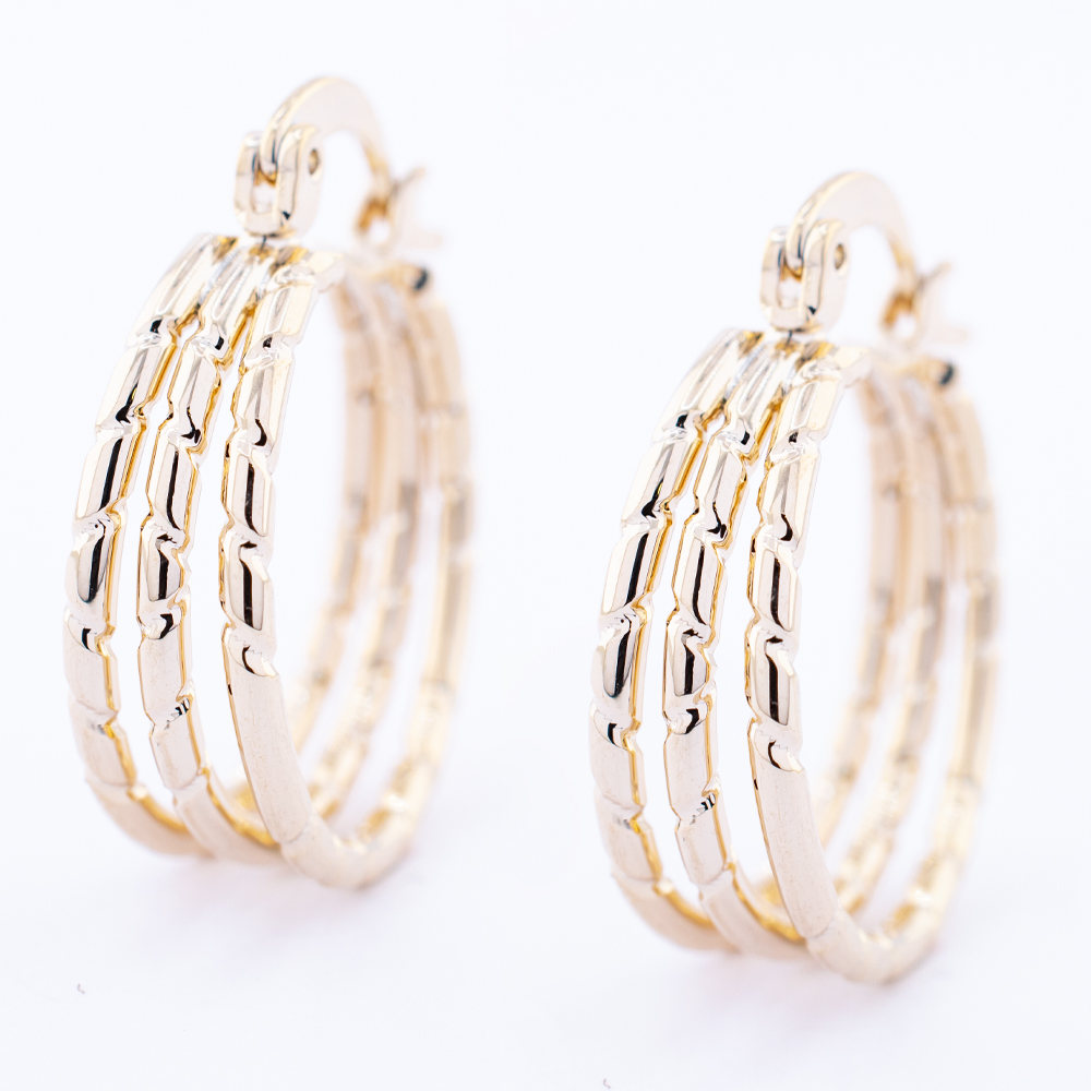 ARRACADA CHAPA GOLDEN CASTING
