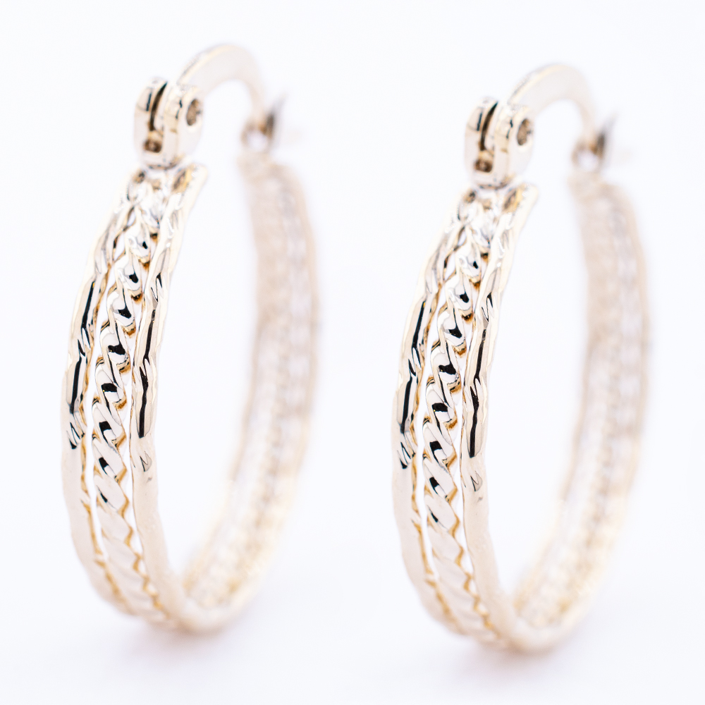 ARRACADA CHAPA GOLDEN CASTING