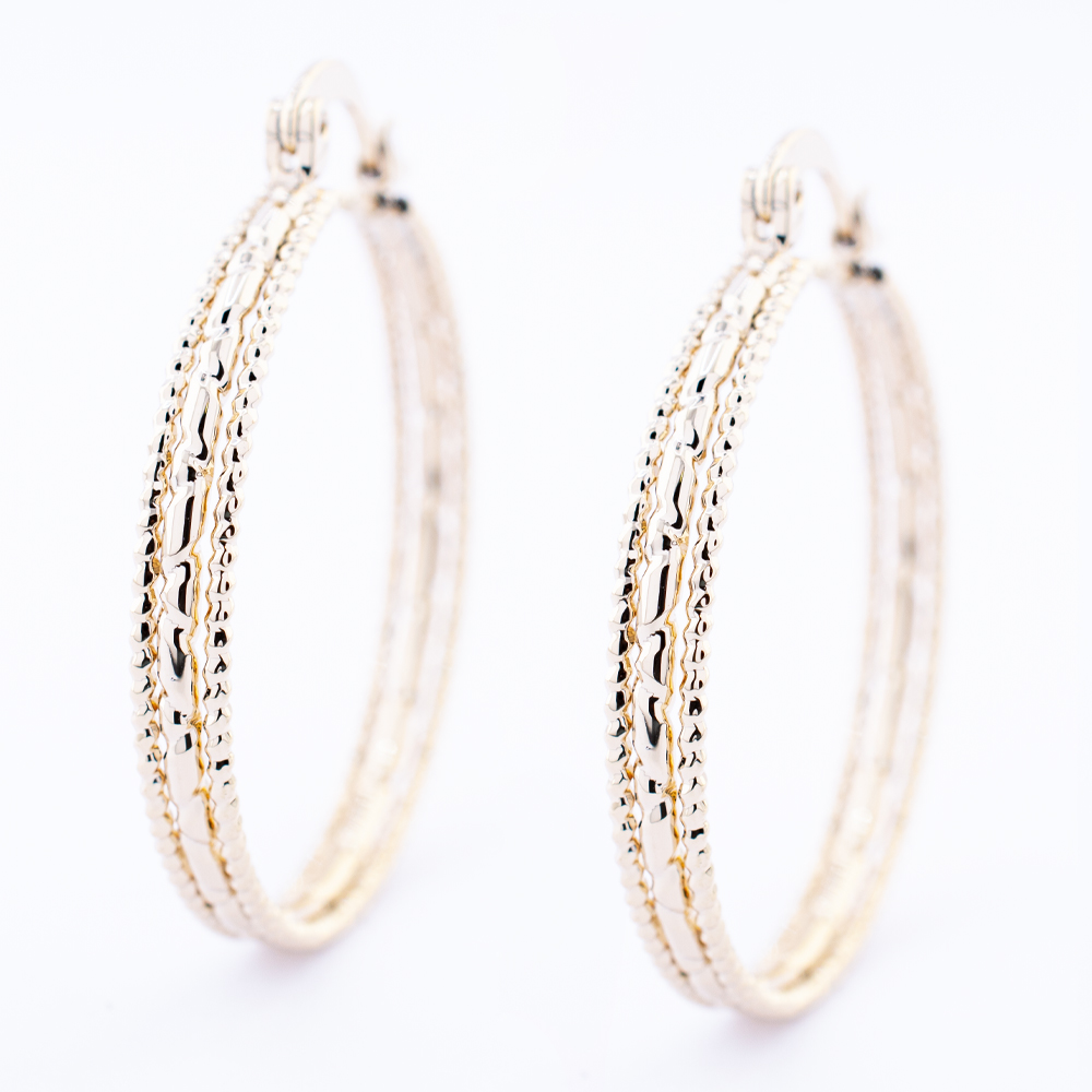 ARRACADA CHAPA GOLDEN CASTING