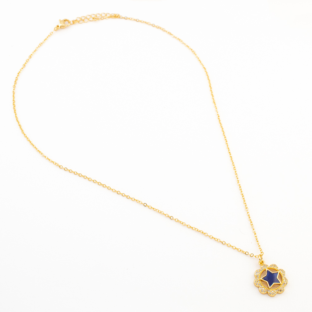 DIJE CHAPA GOLDEN STONE
