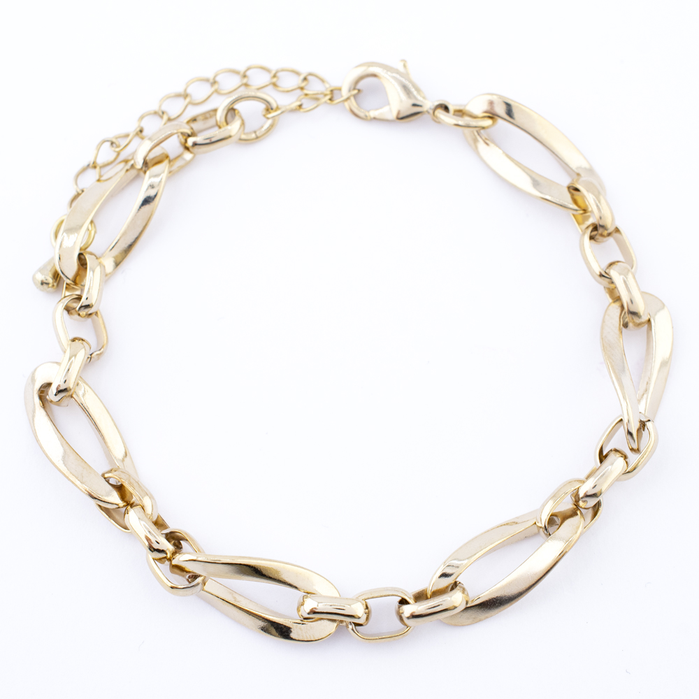 PULSERA CHAPA GOLDEN CASTING