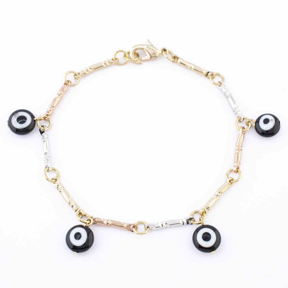PULSERA CHAPA GOLDEN COLORS