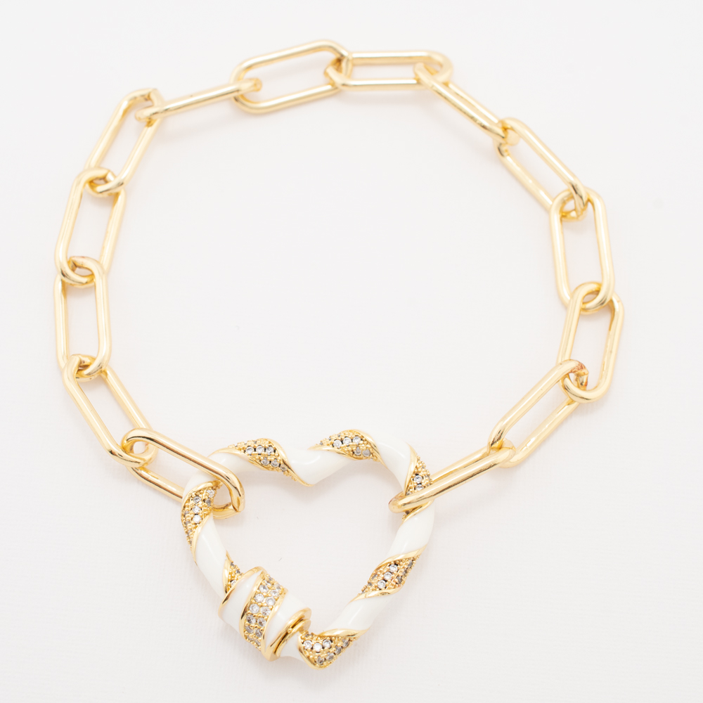 PULSERA CHAPA GOLDEN COLORS
