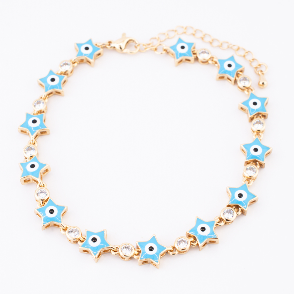 PULSERA CHAPA GOLDEN COLORS
