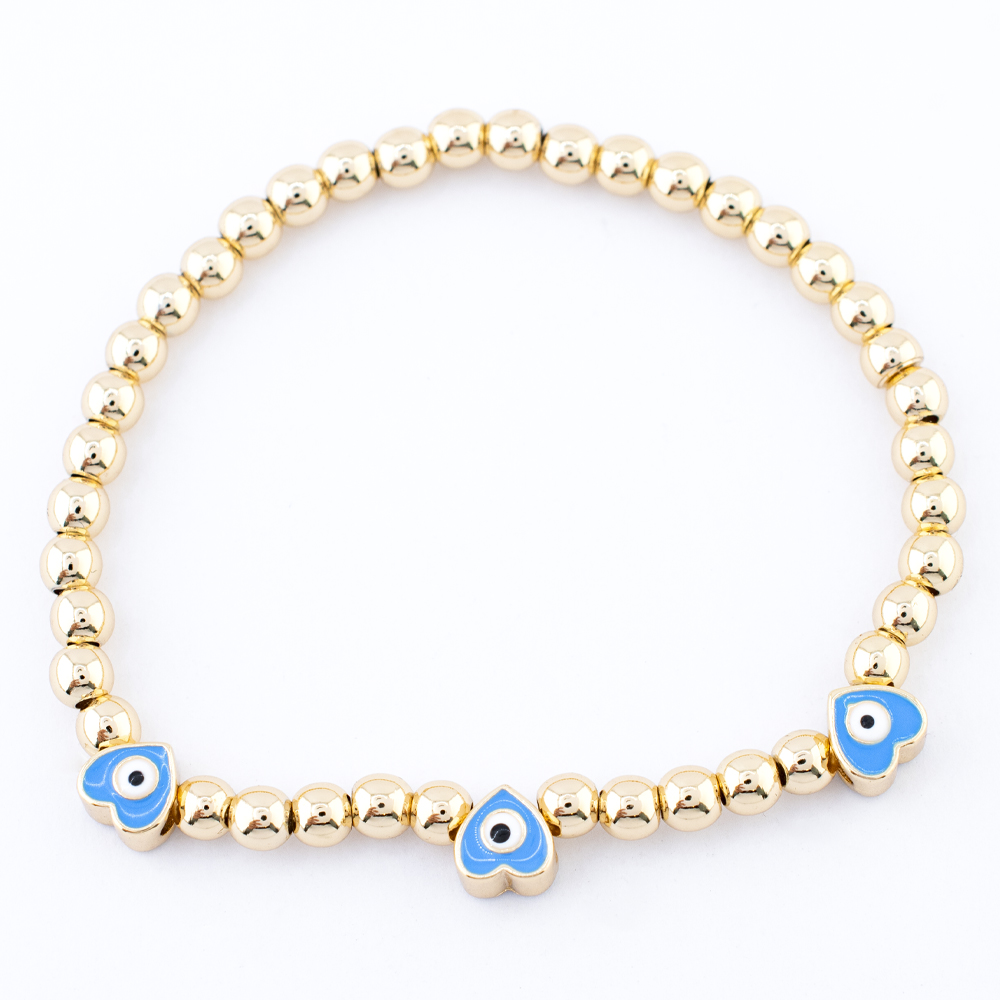 PULSERA CHAPA GOLDEN COLORS
