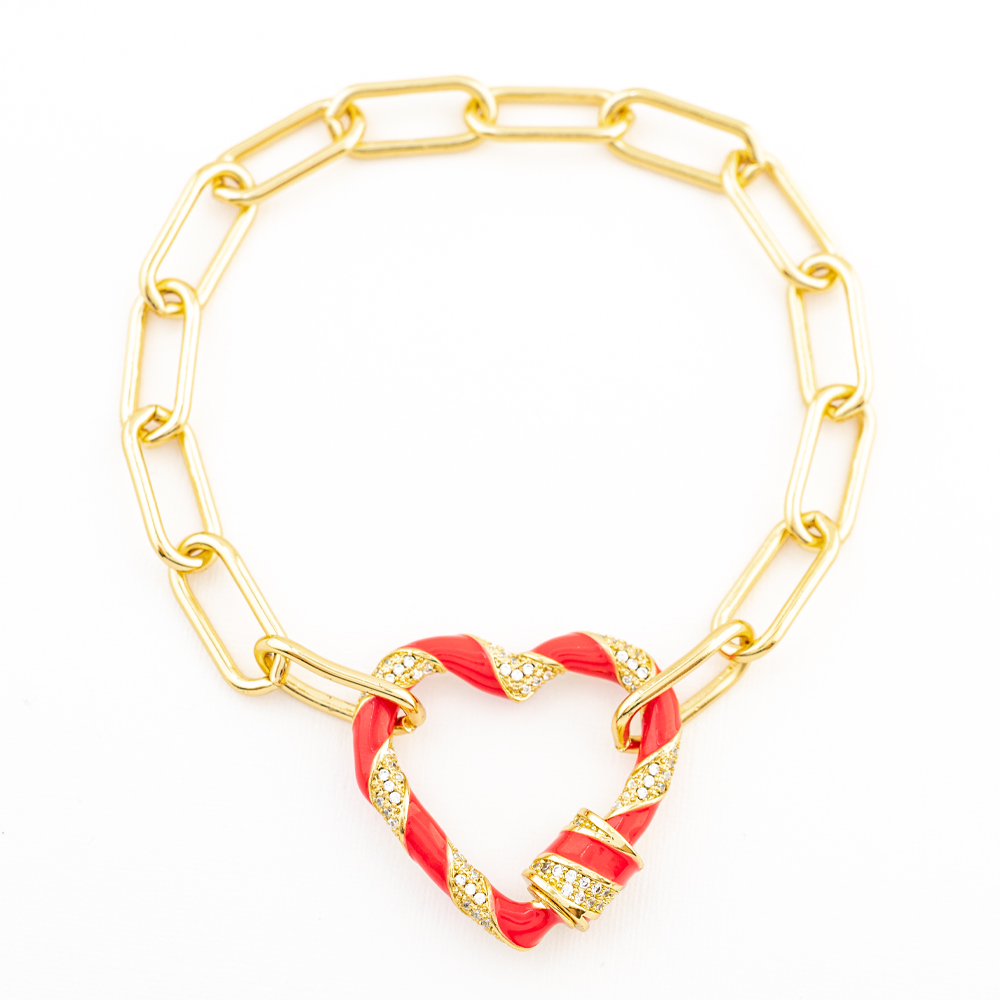 PULSERA CHAPA GOLDEN COLORS