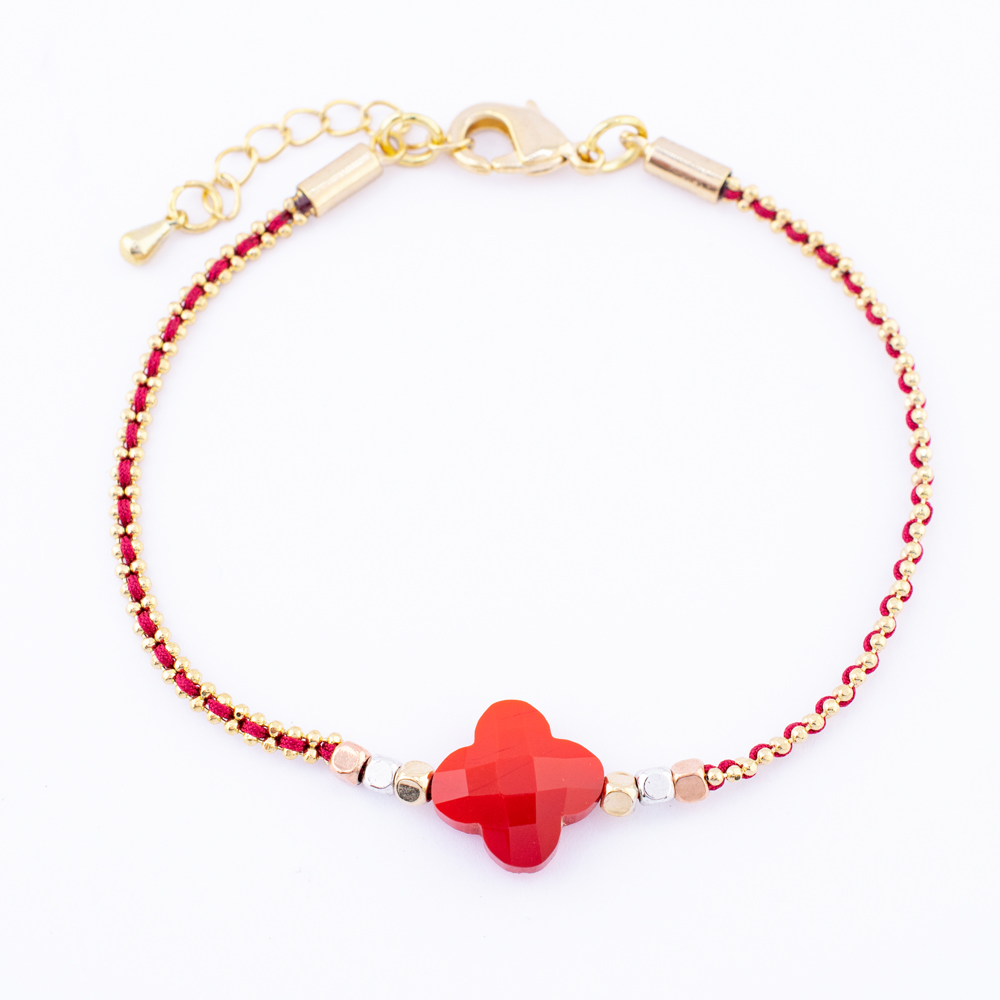 PULSERA CHAPA GOLDEN STONE